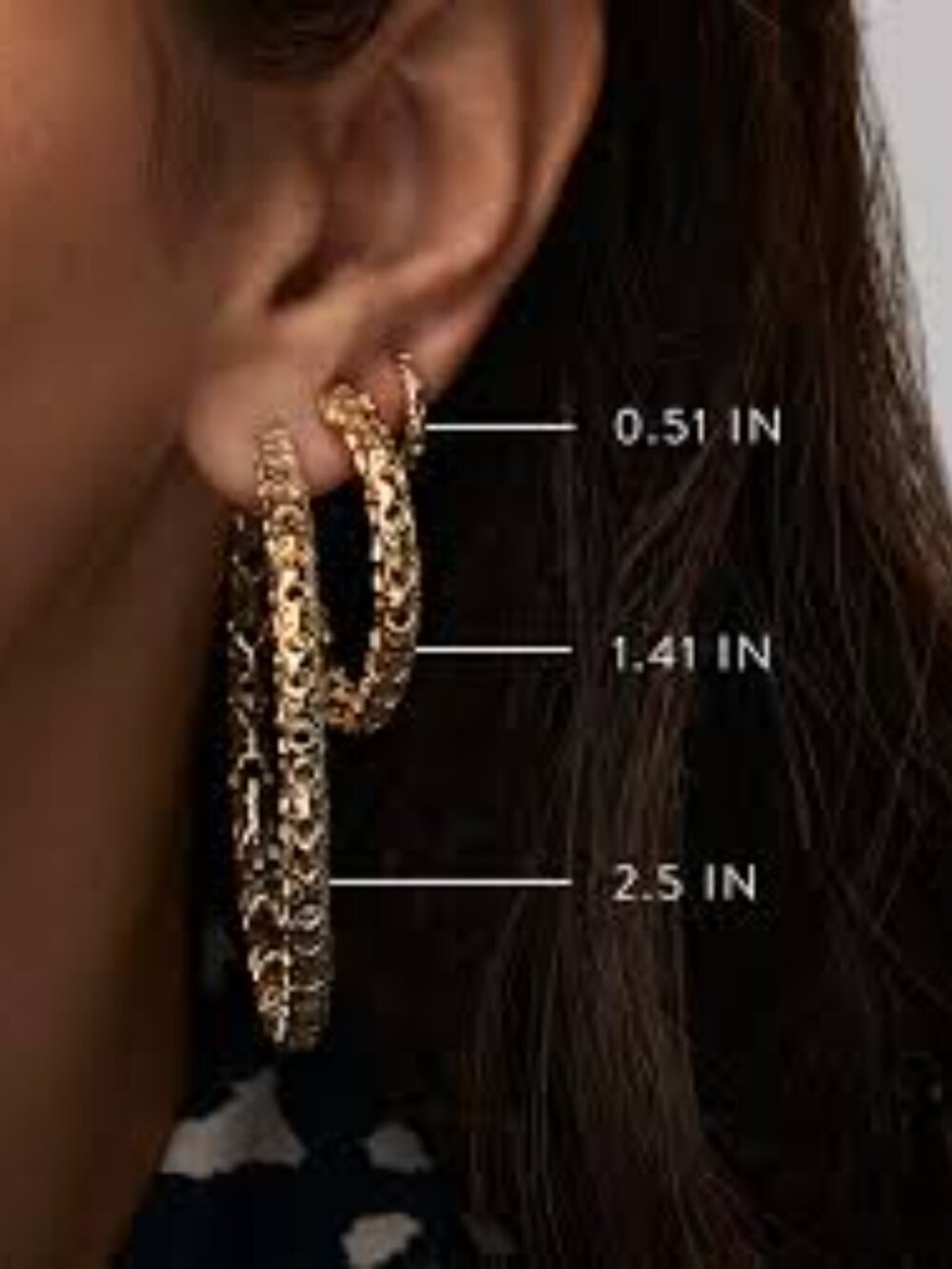 Kendra Scott Maggie Hoop Earrings in Fillagree - Medium - Picture 2 of 5